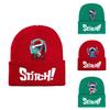 Disney Stitch Knit Beanie Winter Hat With Rolled Brim For Christmas Gifts Adults
