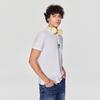 Letter Print Round Neck Short Sleeve Casual T-Shirt Men tops White LMT0081114LE00FK14000