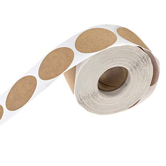 500 Stück Runde Selbstklebende Papieraufkleber DIY Backetikett Kuchen Deko Verschlussanhänger