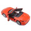 Bburago 1/24 Scale Porsche 718 Boxster Orange / Diecast Model Car, Finished Product, 18-21087 OG
