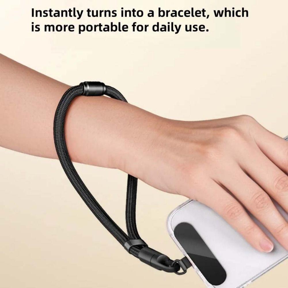 Switchable Crossbody Phone Strap Neck Hanging 3-in-1 Phone Chain Mobile Phone Lanyard  Cell Phone