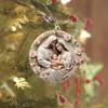 Nativity Christmas Ornaments 2D Acrylic Religious Holy Family Decoration Nativity Ornaments For Christmas Tree For Women Men