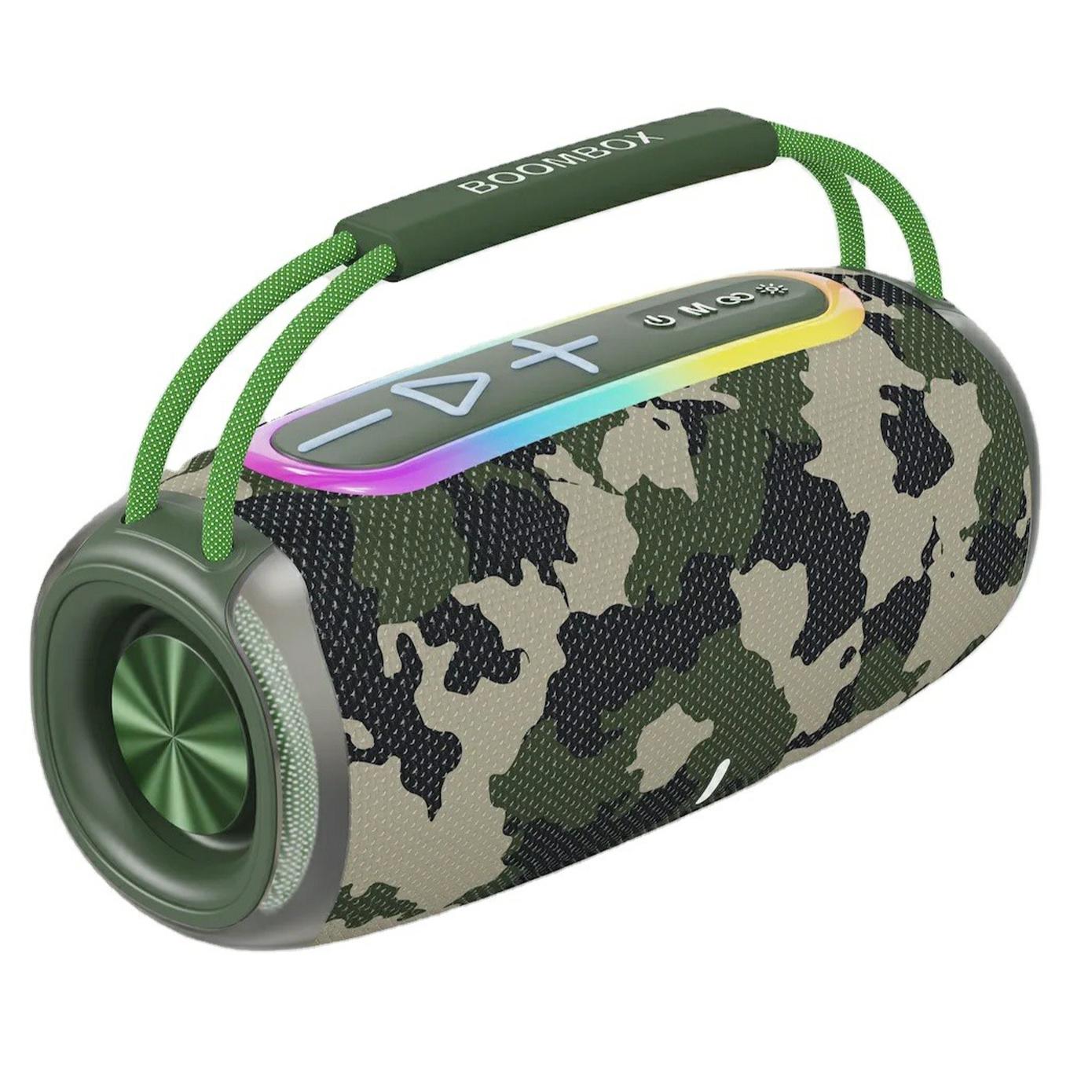 

S680 Portable Outdoor Home Bluetooth-compatible Speaker Wireless Music Subwoofer Support TF/U-disk Camouflage