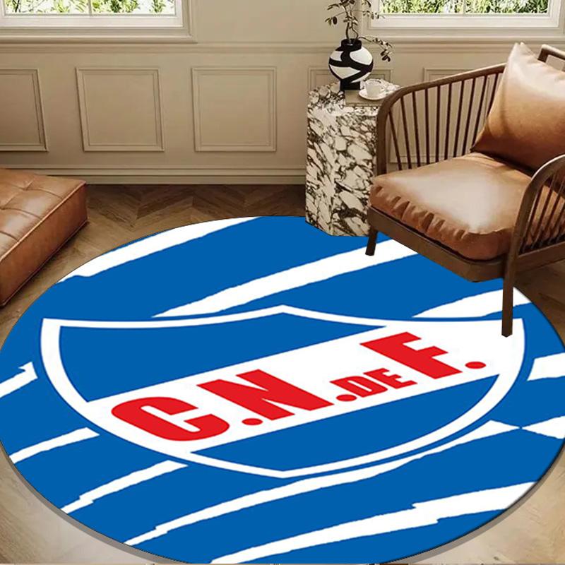 Montevideo Shield Emblem Round Mat, Anti-slip Circle Carpet Chair Rug For livingroom,Bedroom, Doormat Home Decor Gift Christmas Gifts