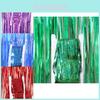 Eye-catching 1x2.5m Shimmering Laser Curtain For Birthday Party Dcor In Various Colors