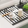 Adjustable Stainless Steel Kitchen Sink Drain Basket Foldable Retractable Rack for Vegetable Dish and Fruit Drying