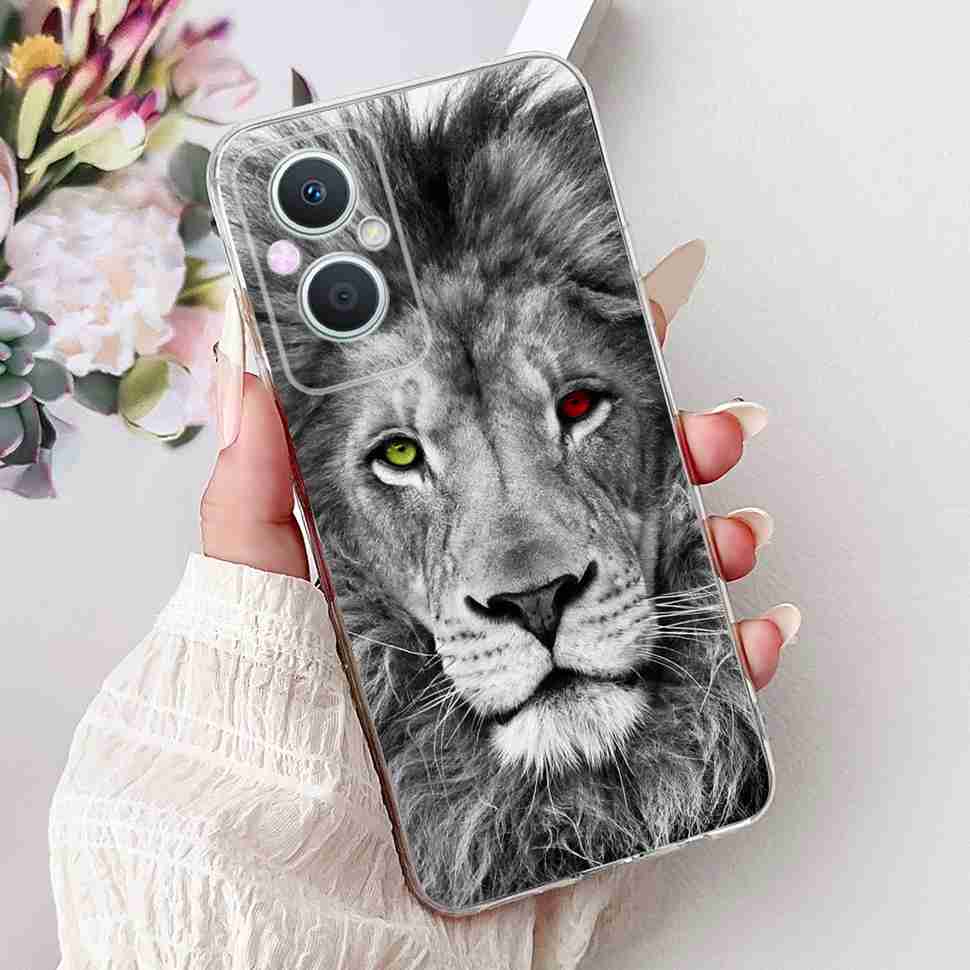 For Oppo A96 5G 6.43" PFUM10 Case PHA120 Luxurious Love Cute Cat TPU Soft Silicone Cover For Oppo Reno7 Z 5G CPH2343 Phone Shell