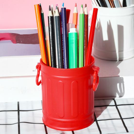 Pen Holder Retro Sausage Mouth Design Cartoon Shape Pen Container Multifunctional Desk Organizer School Supplies
