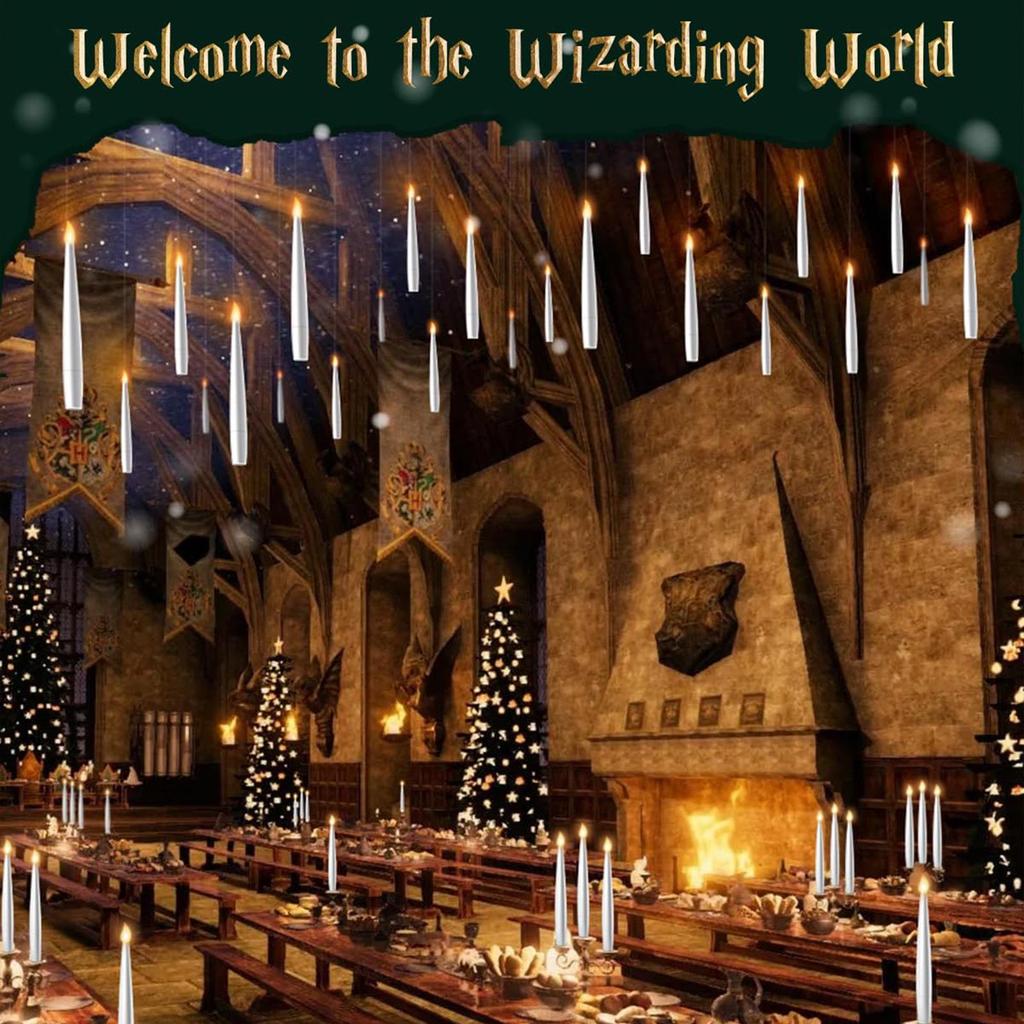 Cross H-Li PO Special Hanging LED Flame Magic Wand Candle for Halloween Indoor Atmosphere