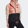Adidas Originals Trefoil Color Block Windbreaker Retro Casual Sports Jacket Women Pink GK8559