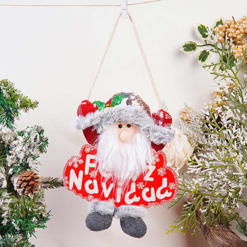 Christmas Fabric Doll Ornaments Collection - Small Hanging Tree Decorations & Gifts