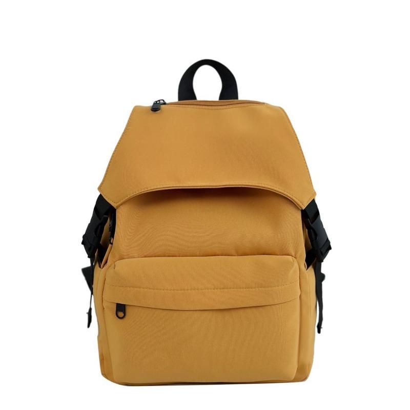 Casual fashion solid color backpack new college student schoolbag going out travel backpack