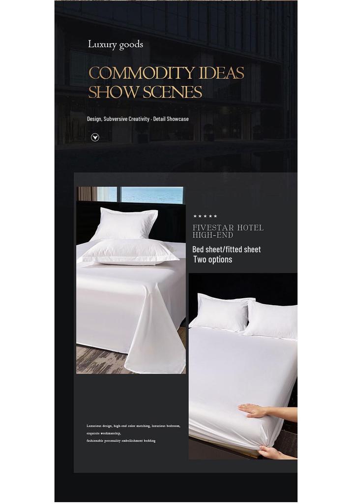 Hotel Quality Single Duvet Cover 4-Piece Set - Ideal for B&B or Guesthouse