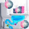 New Toilet Bowl Cleaner, Toilet Flush Tank Blue Bubble Set Yellowing and deodorizing,Long-Lasting Fresh Cherry Blossom Fragrance