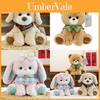 Cartoon Rabbits Dogs And Bears Plush Doll With Pp Cotton Filling For Childrens Playroom Decor