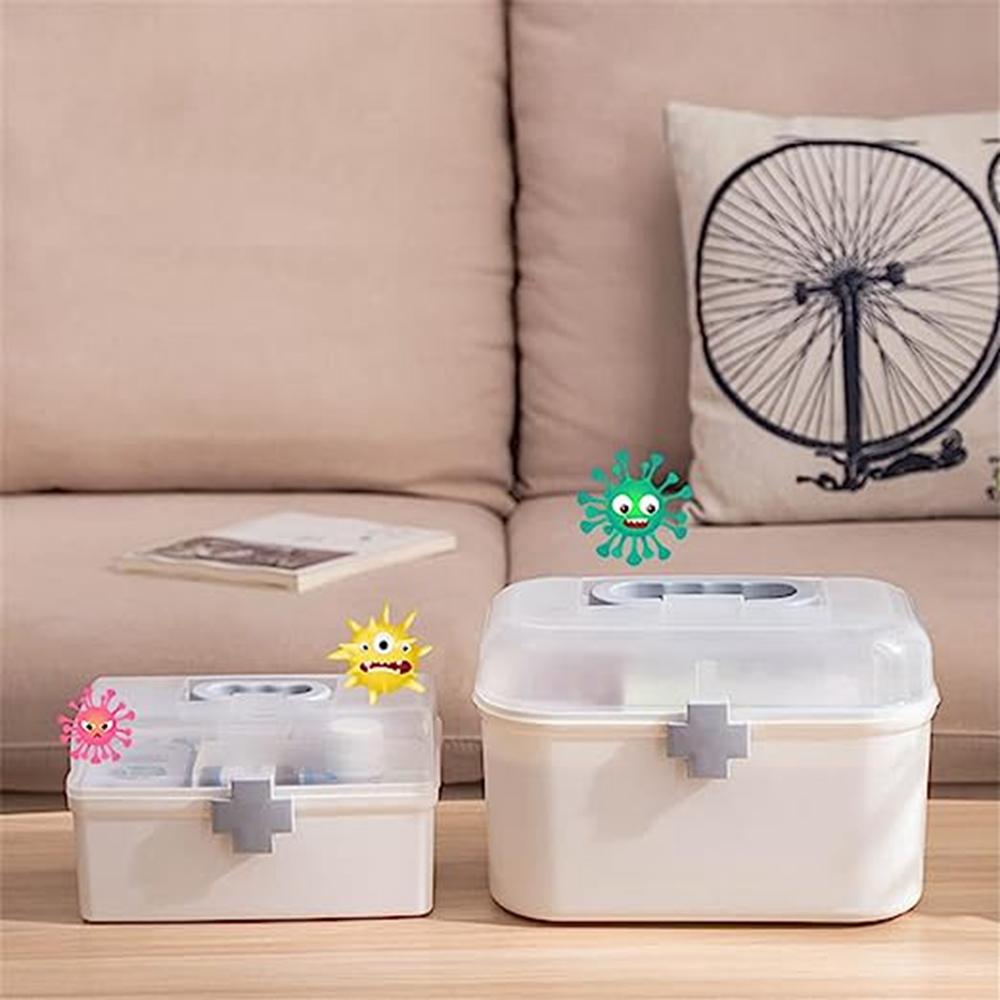 Storage Box Large Capacity Medicine Storage Bins Household Medical Kit Medicine Organizer Box