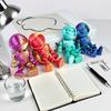 3D Printed Astronaut Skeleton Ornament Halloween Space Zombie Figurine Fidget Toy with Movable Joints Articulated Skeleton Model Decoration