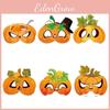 Holiday Face Pumpkin Mask Thanksgiving Venue Decor Accessories Photo Set Prop