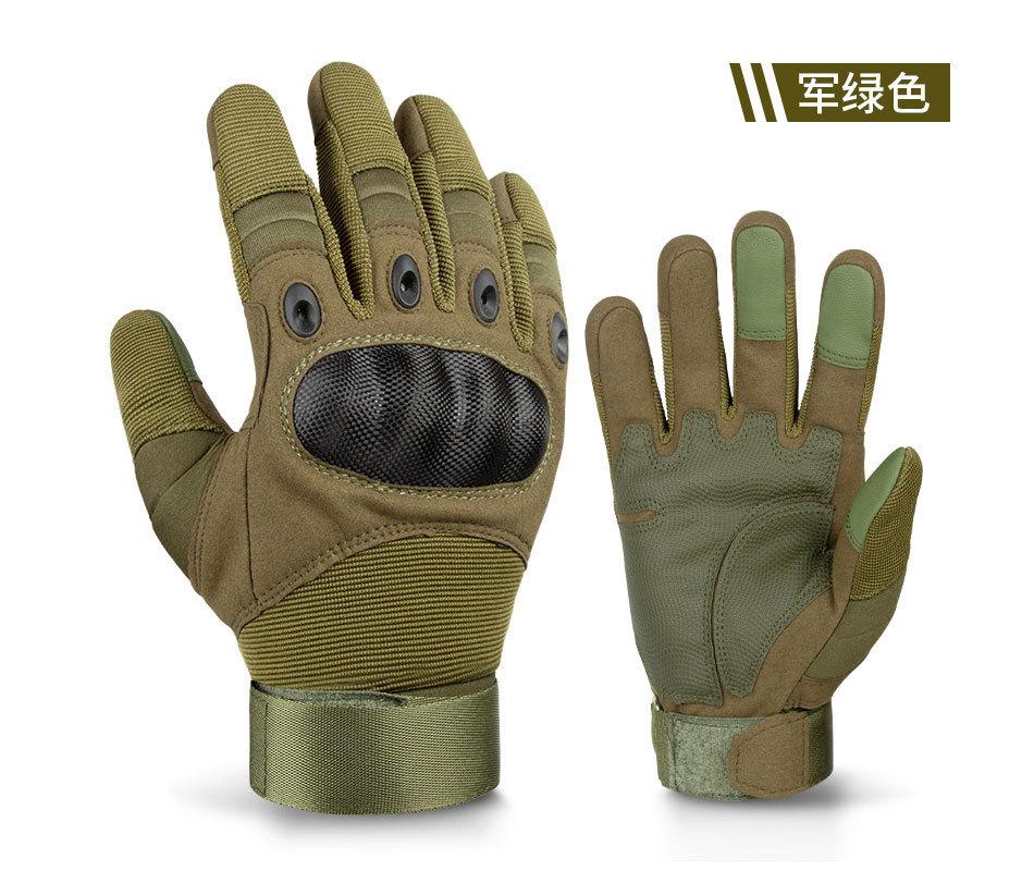 All-finger Microfiber Tactical Gloves Anti-impact and Anti-drop Outdoor Shooting Gloves Touchscreen Outdoor Training Gloves
