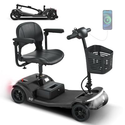 Sweetrich Skládací skútr S2, motor 250 W, 12Ah olověná baterie, 6 km/h, maximální dojezd 15 km, maximální nosnost 150 kg.