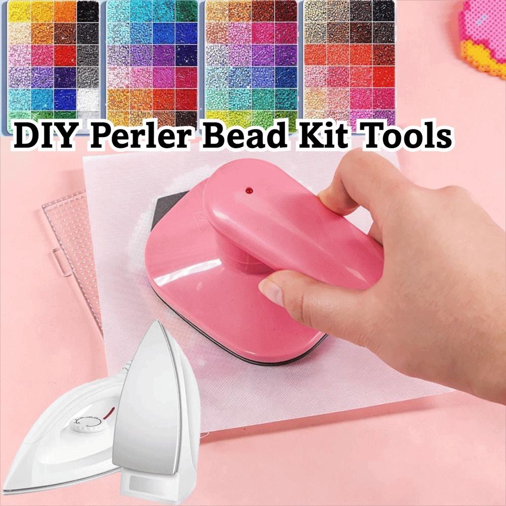 Creative DIY Mini Iron Plastic Beads 2.6mm Fuse Beads Fuse Beads Picking Tray Kit Ironing Collage Beans Tool Handmade Beads Toy