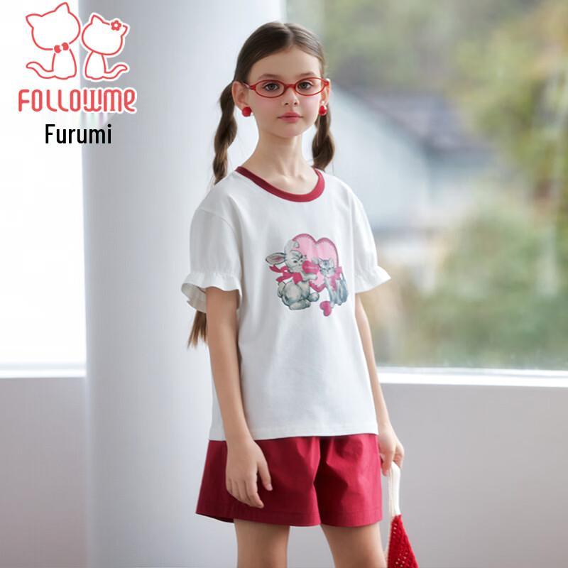 Girls' Summer Fashion Two-Piece Set