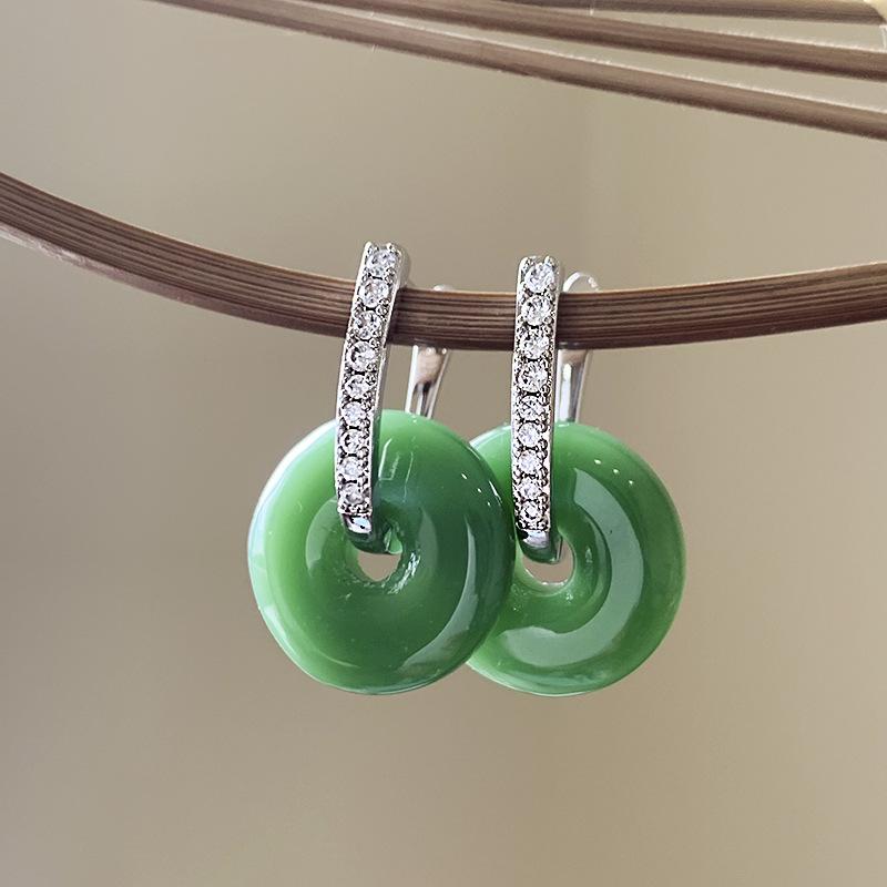 Silver Needle Sweet Flower Butterfly Pearl Tassel Earrings Trend Stud Earrings Temperament Earrings Women