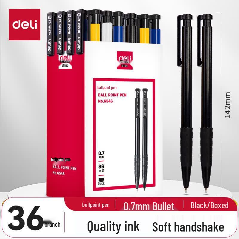 Deli 0.7mm Retractable Ballpoint Pen