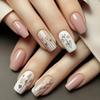 Nail Art Simple Fashion Valentine'S Day Collection Love French Glitter Medium And Long Wear Nail