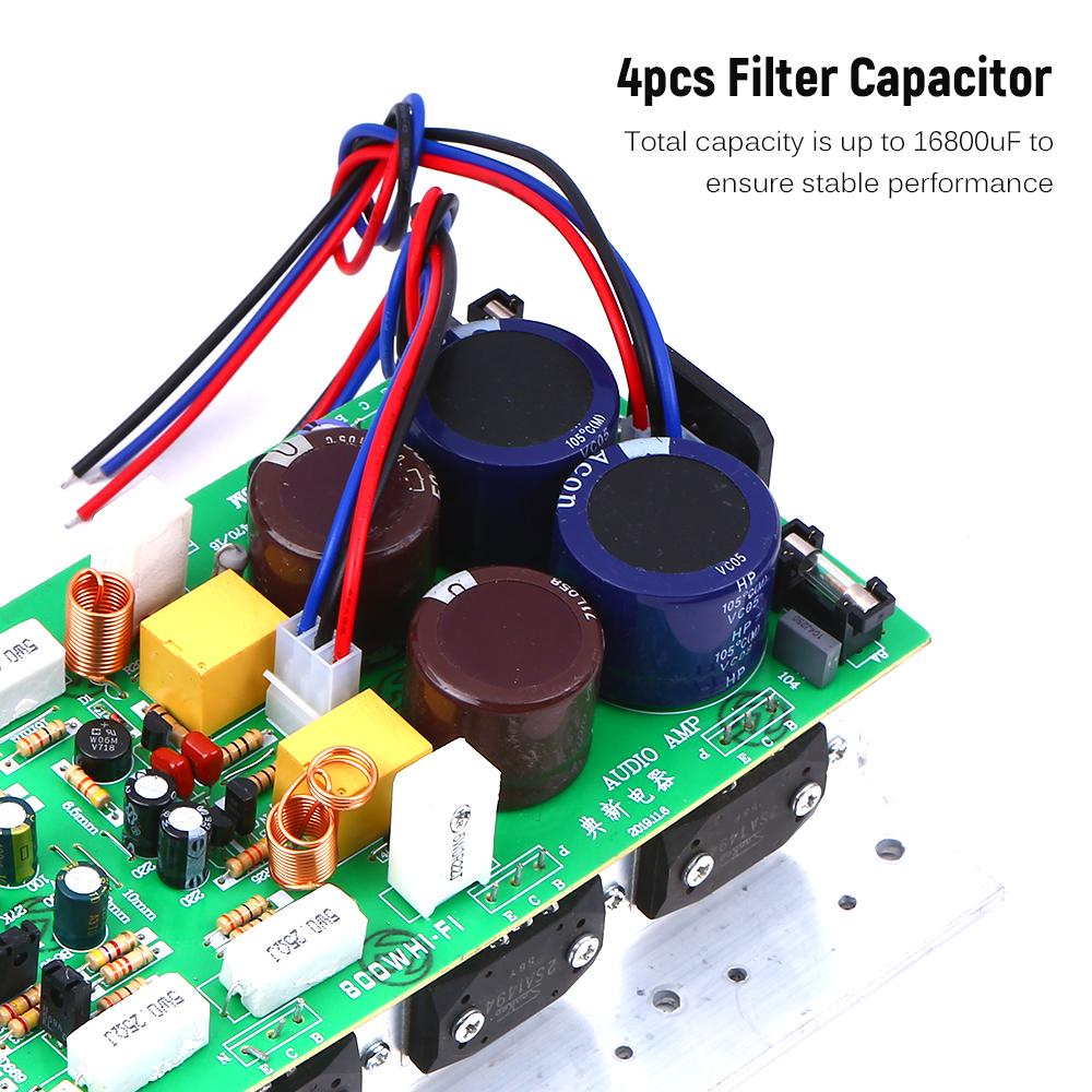 Power Amplifier Board Dual/Mono Channel Power Amplifier Module Large Power Audio Amplifier Board Stereo Audio Module Finished Product