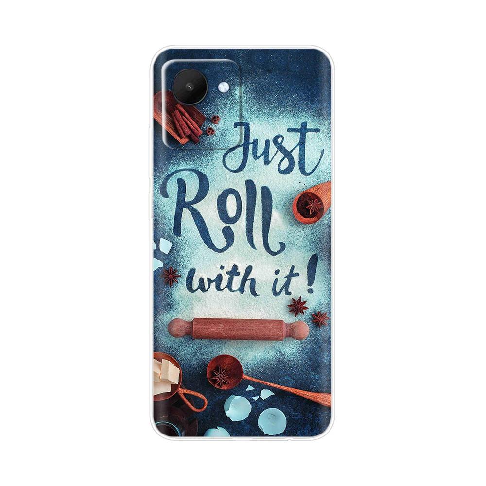 Etui Torba na Telefon Komórkowy Do Realme C30 Etui RealmeC30S Pokrowiec Do OPPO Realme C30S C30 s RealmeC30 Miękki Przezroczysty Silikonowy Tylny Pokrowiec