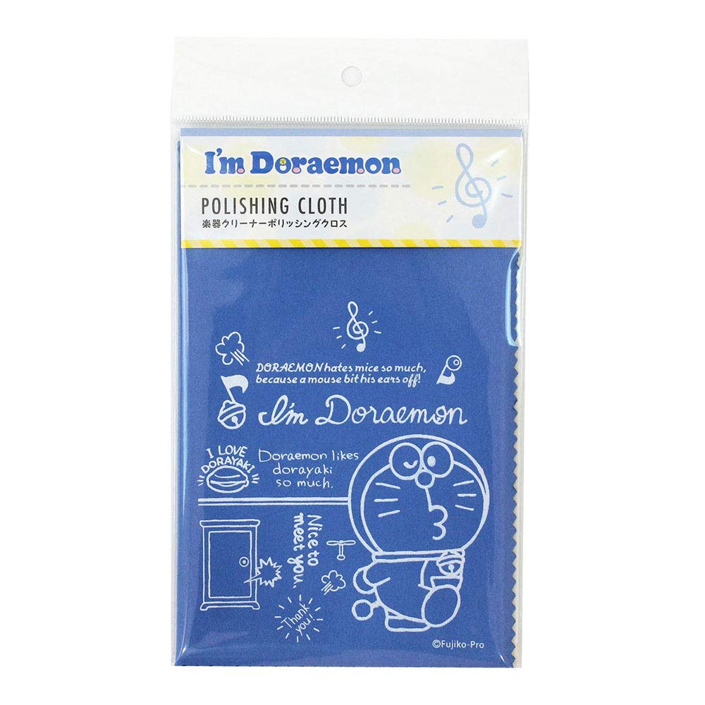 Nonaka Polishing Cloth Blue Doraemon Anywhere Door