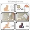 HOOLOOG Irregular Cube Cat Wooden Jigsaw Puzzle Toy & Money Box