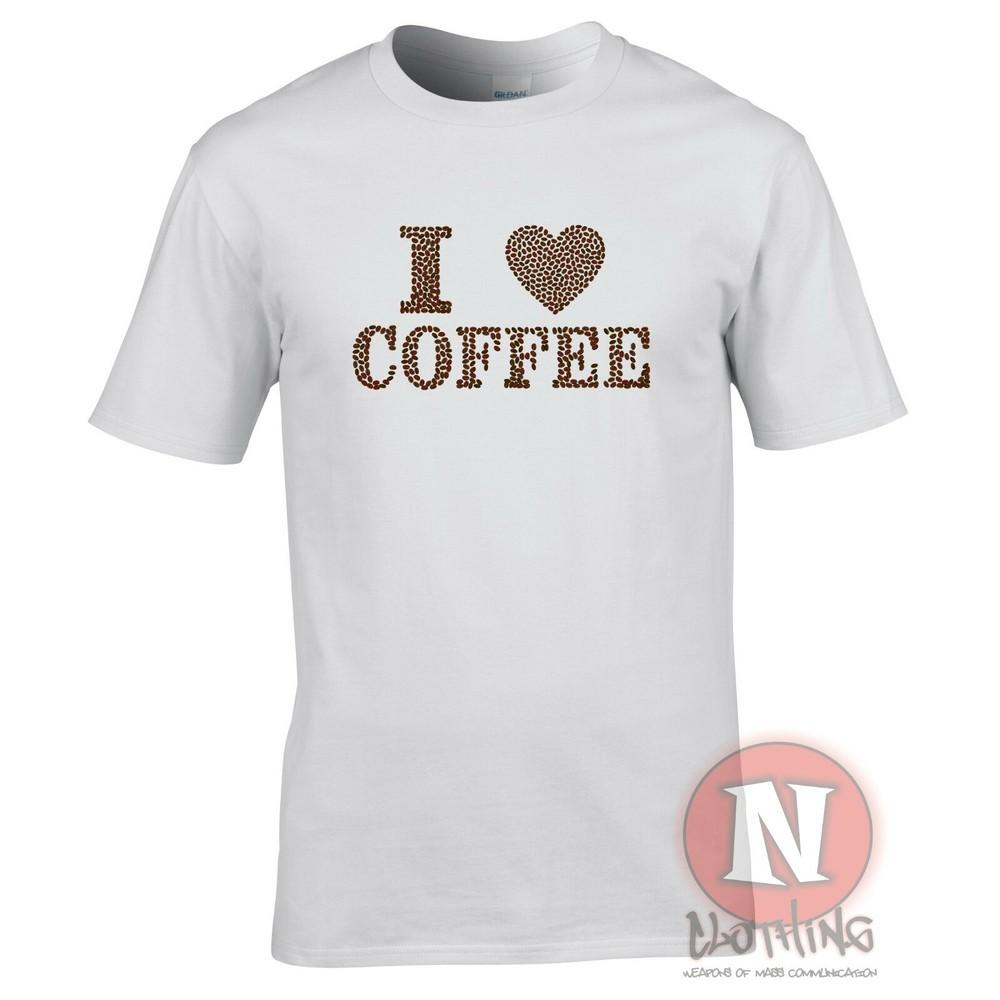 I Love Coffee TShirt Funny Barista Coffeeshop Coffee Bean Cafe 2XL