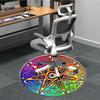 1pc Pentagram, Mandala Chair Carpet for Office - Durable, Ideal for Chair Mats, Stylish & Functional Decorative Rug yy260203068