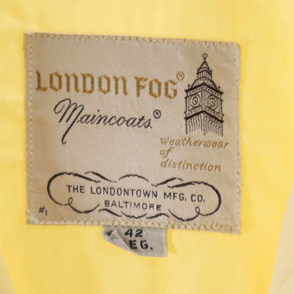 LONDON FOG 70s vintage Jacket 42 yellow Men's Used