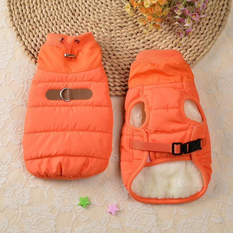 Winter Dog Clothes Warm Thermal Cotton Pet Coat Small Dogs Clothing Teddy Pomeranian Corgi Puppy Jacket Cold Weather Apparel