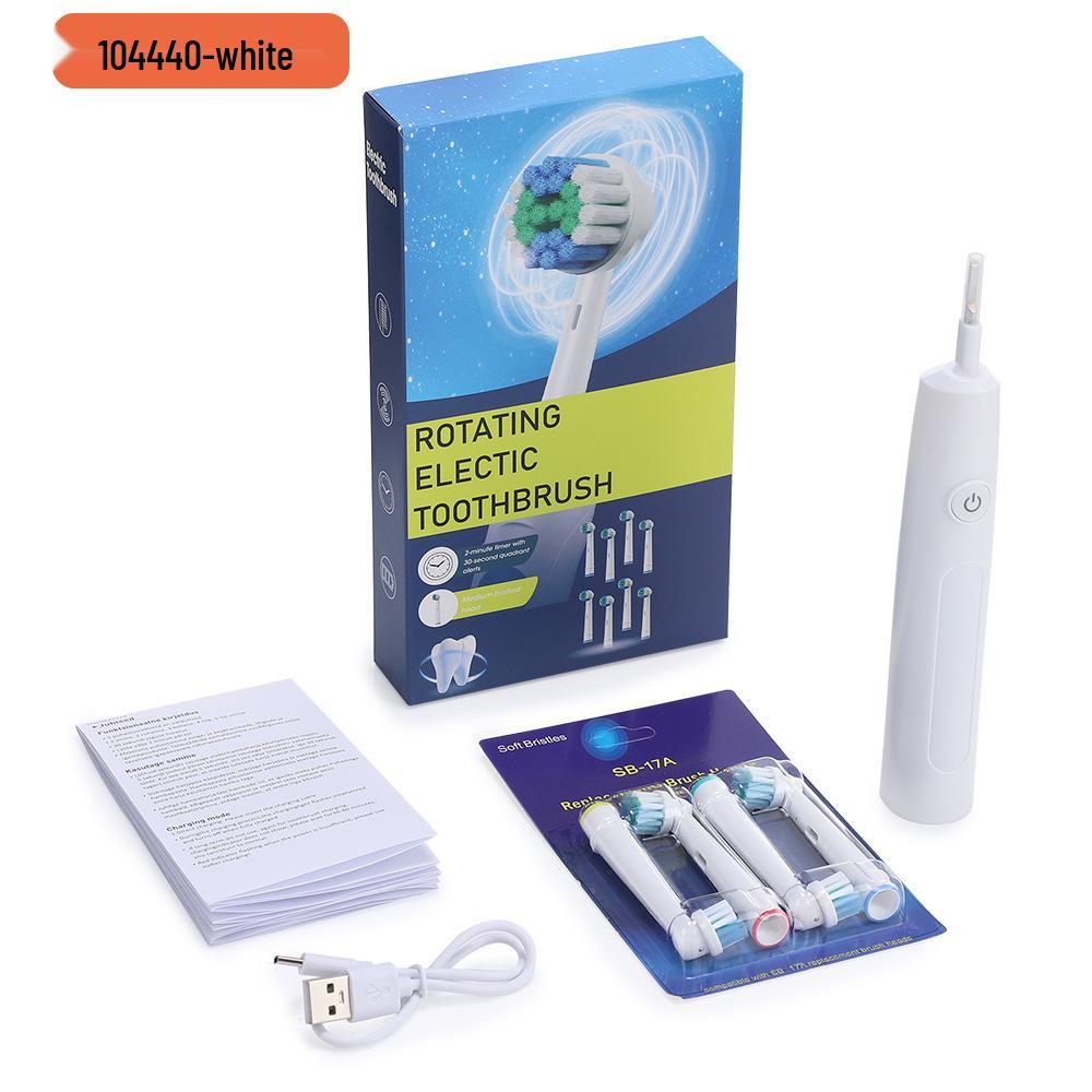 Smart Round Head Electric Toothbrush 5 Modes with Soft Bristles