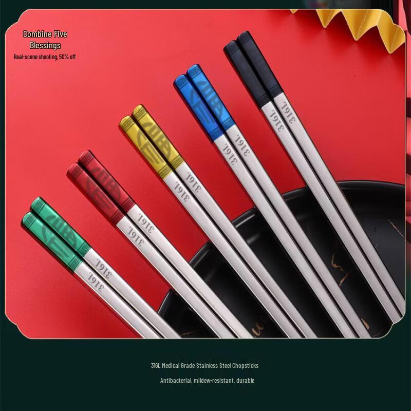 

Ru Han 304 Stainless Steel Anti-Slip Cartoon Chopsticks