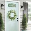 20 Inch Artificial Garland, Large Spring Wreath, Front Door Wreath, Holiday Celebration, Window Wall Party Decoration,Artificial Leaf Garland