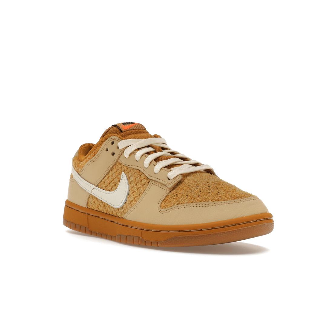 Nike Dunk Low Waffle Wheat Coconut Milk Sesame Black Total Orange Men FZ4041-744