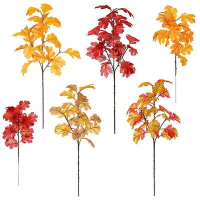 Autumn Simulation Maple Leaves for Thanksgiving & Halloween Decor – Artificial Maple Leaf Arrangement