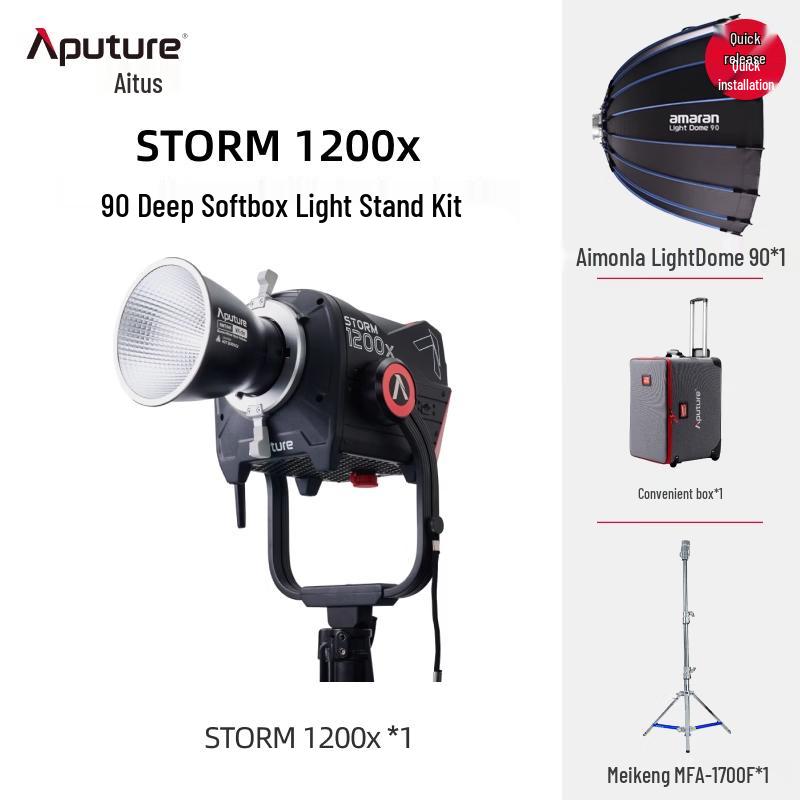 Aputure STORM 1200x Pro LED Video Light Kit