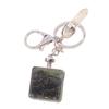Versatile Square Keychain Featuring Natural Stone Crystals Photo Frame For Couples And Family