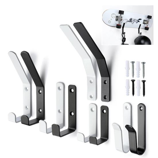 Clothes Hook Set Strong Load-Bearing 10kg Wall Mounted Coat Hooks Hanging Coats Hats Keys Door Hooks Room Organizer
