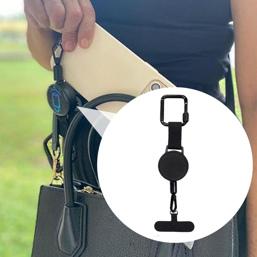 Retractable Anti-Theft Phone Holder Cellphone Lanyard Strap Smartphone Case Safety Tether with Belt Clip Cellphone Lanyard