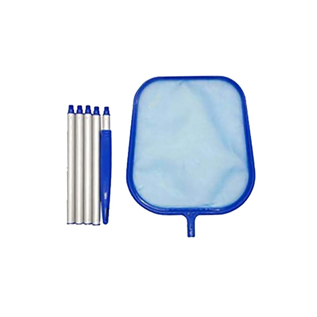 

Leaf Rake Mesh Frame Net Skimmer Cleaner Swimming Pool Tool синий