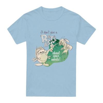Ren & Stimpy Mens I Don't Care About Your Needs! T-Shirt