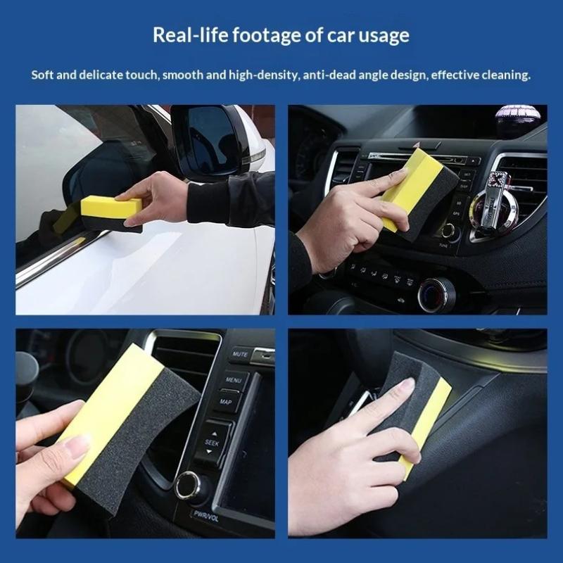 1/5/10pcs Auto Cleaning Sponge Brush Set for Car Wheel Tire Wash Wipe Water Suction Sponge Pad Wax Polishing Tyre Brushes Tools