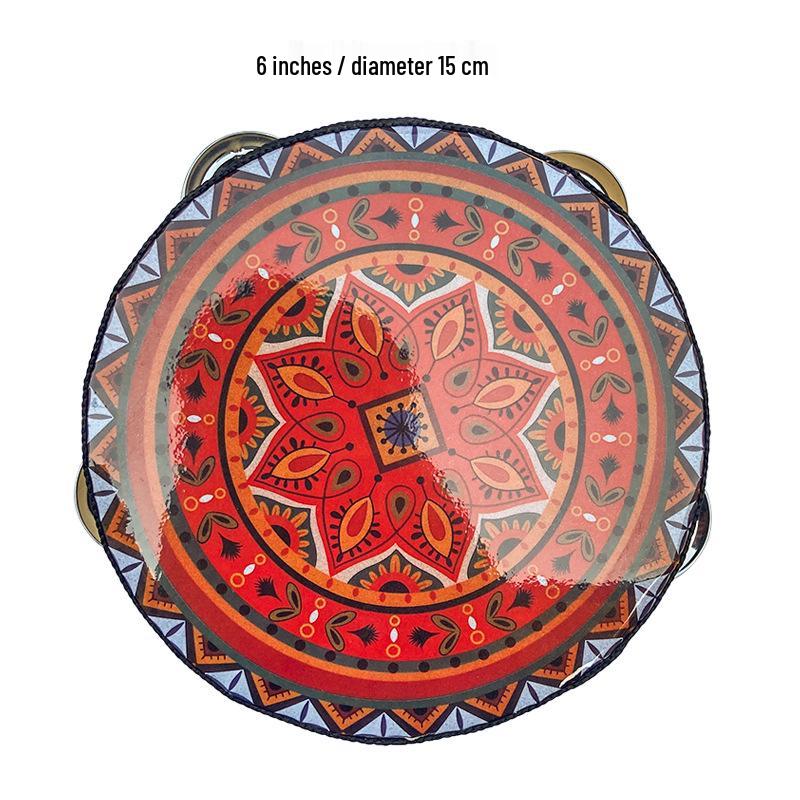 

Dunhuang Flying Apsaras Hand Drum – Xinjiang Uyghur Tambourine for Kindergarten Dance and Music Exams